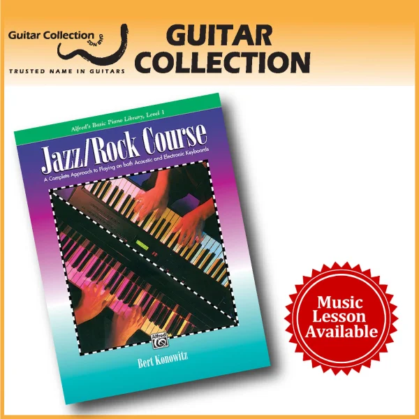 Alfred's Basic Piano Jazz/ Rock Course Level 1 | ABPL | Bert Konowitz - Image 1