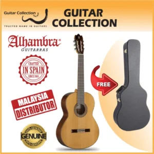Alhambra 3C Cedar | Classical Guitar | Solid Cedar Top, Mahogany B&S | Case (Made In Spain) - Image 1