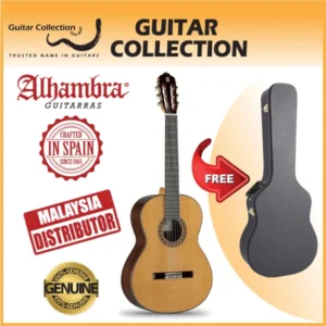 Alhambra 6P A Spruce | Classical Guitar | Solid Spruce Top, Rosewood B&S | Case (Made In Spain) - Image 1