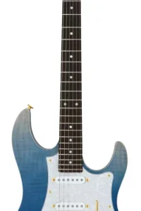 FGN Fujigen EOS-FM-R/NBG | Expert Odyssey | Electric Guitar | Navy Blue Gradation | Case (Made In Japan) - Image 2
