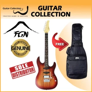 FGN Fujigen JOS2DUEW2R/KNB | J-Standard Odyssey | Electric Guitar | Koa Natural Burst | Gig Bag (Made In Japan) - Image 1