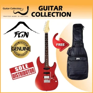 FGN Fujigen JOS2DUEW3R/MOF | J-Standard Odyssey | Electric Guitar | Mandarin Orange Flat | Gig Bag (Made In Japan) - Image 1