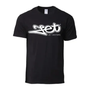 JET GUITAR Logo T-Shirt | Black ( Size S-3XL ) - Image 1