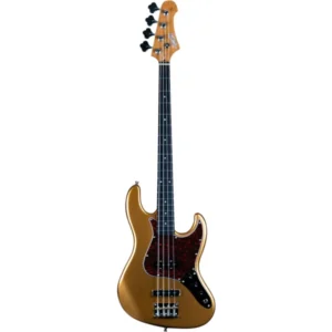 JET JJB300 GD R Bass Guitar | Rosewood | Gold | 4-String - Image 2