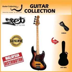 JET JJB300 SB Bass Guitar | Sunburst | 4-String - Image 1
