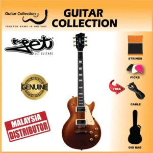 JET JL500 GD Electric Guitar | HH Single Cutaway | Goldtop - Image 1