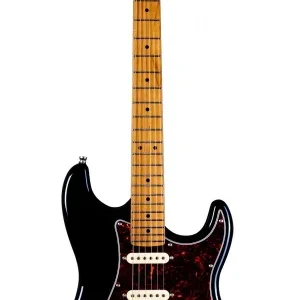 JET JS300 BK Electric Guitar | SSS S-Style | Black - Image 2