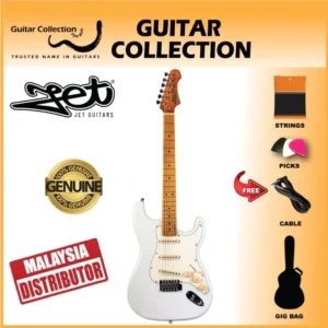 JET JS300 OW Electric Guitar | SSS S-Style | Olympic White - Image 1