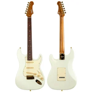 JET JS380 OW G Electric Guitar | SSS S-Style | White with Gold hardware - Image 2