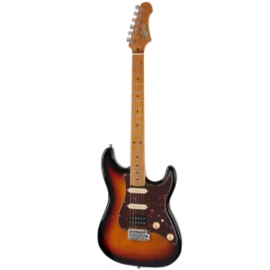 JET JS400 SB Electric Guitar | HSS S-Style | Sunburst - Image 2