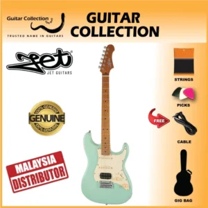JET JS400 SFG Electric Guitar | HSS S-Style | Sea Foam Green - Image 1