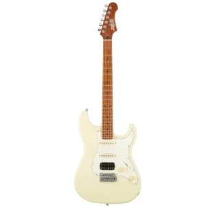 JET JS400 VYW Electric Guitar | HSS S-Style | Vintage Yellow - Image 2