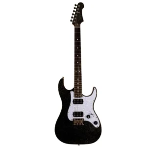 JET JS500 BLS Electric Guitar | HH Modern S-Style | Black Sparkle - Image 2