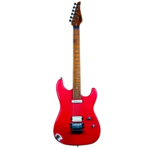 JET JS850 Relic FR Electric Guitar | HS S-Style | Locking Tremolo | Relic Red - Image 2