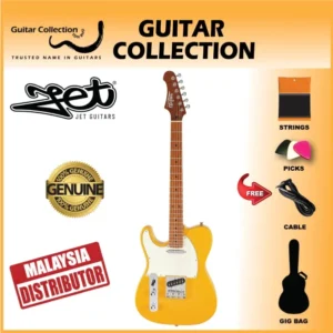 JET JT300 BTS LH Lefthanded Electric Guitar | SS T-Style | Butterscotch Blonde - Image 1