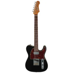 JET JT350 BK R Electric Guitar | SH T-Style | Rosewood | Black - Image 2