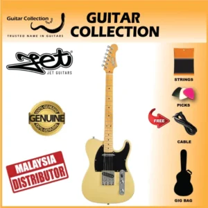 JET JT350 BSC Electric Guitar | SS T-Style | Butterscotch Blonde - Image 1