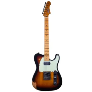 JET JT350 RELIC SB Electric Guitar | SH T-Style | Relic Sunburst - Image 2