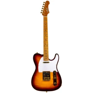 JET JT600 BS G Electric Guitar | HS Telecaster | Sunburst with Gold Hardware - Image 2