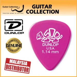 Jim Dunlop 41P114 Delrin 500 Guitar Picks | 1.14mm (12 pcs/pack) - Image 1