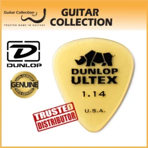 Jim Dunlop 421P114 Ultex Standard Guitar Picks | 1.14mm (6 pcs/pack) - Image 1