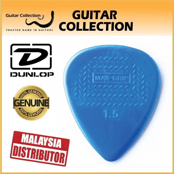 Jim Dunlop 449P150 Max Grip Nylon Guitar Picks | 1.50mm (12 pcs/pack) - Image 1