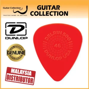Jim Dunlop 450P046 Primegrip Delrin 500 Guitar Picks | 0.46mm (12 pcs/pack) - Image 1