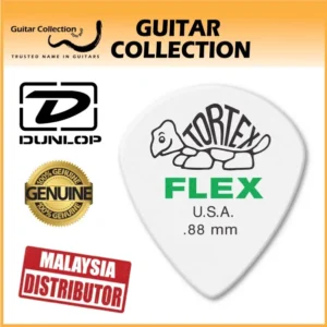 Jim Dunlop 468P088 Tortex Flex Jazz III Guitar Picks | 0.88mm (12 pcs/pack) - Image 1