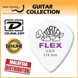 Jim Dunlop 468P114 Tortex Flex Jazz III Guitar Picks | 1.14mm (12 pcs/pack) - Image 1