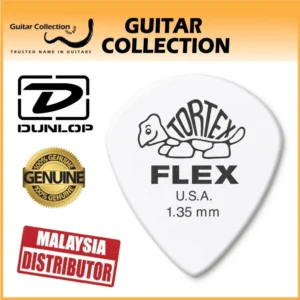 Jim Dunlop 468P135 Tortex Flex Jazz III Guitar Picks | 1.35mm (12 pcs/pack) - Image 1