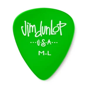 Jim Dunlop 486PML Gels Medium Light Standard Guitar Picks | Green (12 pcs/pack) - Image 2