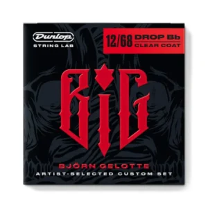 Jim Dunlop BIG1268 Bjorn Gelotte Artist Selected Custom Clear Coat Electric Guitar Strings | 012 - 068 (Drop Bb) - Image 2