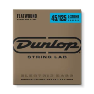 Jim Dunlop DBFS45125 Bass Guitar Strings | 5-String | Flatwound Stainless Steel | 045–125 - Image 2