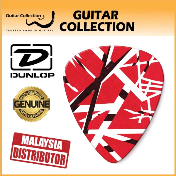Jim Dunlop EVH102P050 Tortex Frankenstein Eddie Van Halen Guitar Picks | 0.50mm (6 pcs/pack) - Image 1