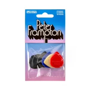 Jim Dunlop PF599P Peter Frampton Vintage Jazz Teardrop Guitar Picks | 2.08mm (6 pcs/pack) - Image 2