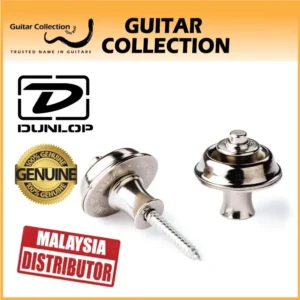 Jim Dunlop SLS1101N Straplok Original Strap Lock / Strap Retainer Set | Nickel - Image 1