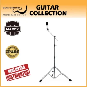 Mapex B400 Cymbal Boom Stand - Double Braced, Light Weight 3-Tier Boom w/ Ratchet Tilter (Chrome) - Image 1