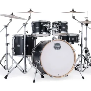 Mapex MARS Maple MM529SFKD | 5-Piece Drum Set without Hardware, Cymbals & Throne | Matte Black - Image 2