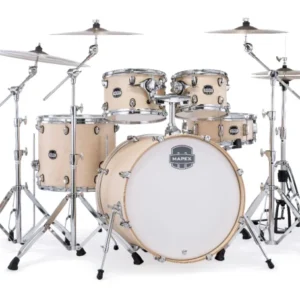 Mapex MARS Maple MM529SFNW | 5-Piece Drum Set without Hardware, Cymbals & Throne | Natural Satin - Image 2