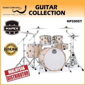 Mapex MARS Maple MM529SFNW+HP2005T | 5-Piece Drum Set & 5-Piece Hardware With Throne, w/o Cymbals | Natural Satin - Image 1