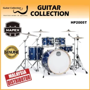 Mapex MARS Maple MM529SFOD+HP2005T | 5-Piece Drum Set & 5-Piece Hardware With Throne, w/o Cymbals | Midnight Blue - Image 1