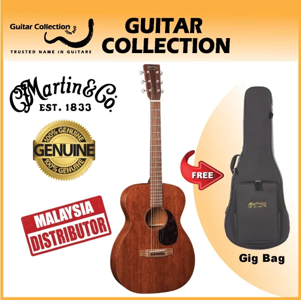 Martin 00-15M LR Baggs | 15 Series | 00 Acoustic Guitar | Full Solid Mahogany | Gig Bag - Image 1