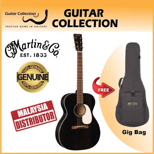 Martin 000-17 Black Smoke | 17 Series | 000 Acoustic Guitar | Solid Spruce Top, Mahogany B&S | Bag - Image 1