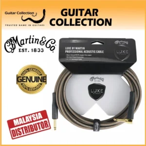 Martin 18A0138 Luxe Premium Instrument Guitar Cable | 18ft (5.59m) - Image 1