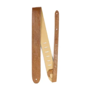Martin 18A0163 Italian Leather Guitar Strap | Tan ( Width 2" / Length : 36 1/2” - 49" ) - Image 2