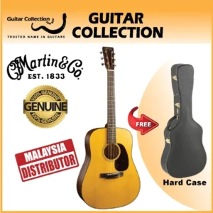 Martin D-18 Satin | Standard Series | Dreadnought Acoustic Guitar | Solid Spruce Top, Mahogany B&S | Case - Image 1