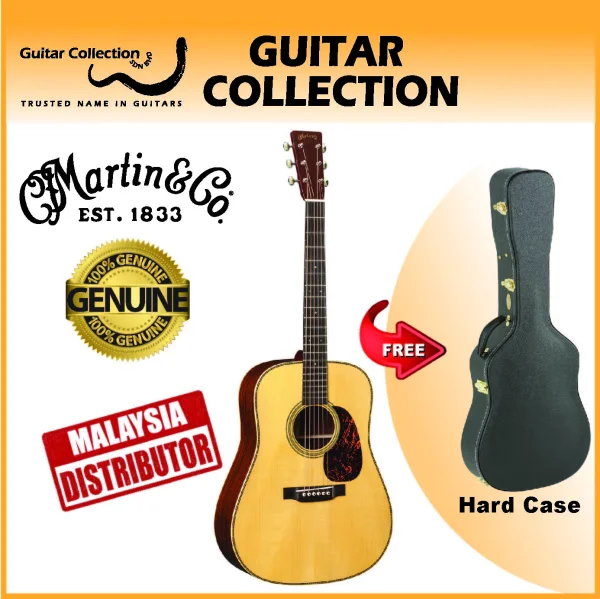 Martin D-28 Authentic 1937 VTS | Dreadnought Acoustic Guitar | Solid VTS Spruce Top, Rosewood B&S | Case - Image 1