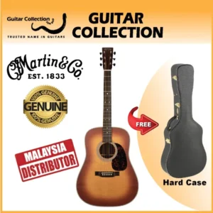 Martin D-28 Satin Amberburst | Standard Series | Dreadnought Acoustic Guitar | Solid Spruce Top, Rosewood B&S | Case - Image 1
