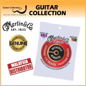 Martin MA535T PK3 3-Pack | 011-052 | Authentic Lifespan 2.0 | Treated Phosphor Bronze Acoustic Guitar Strings | Custom Light - Image 1