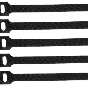 On Stage CTA6600 Cable Ties / Hook & Loop Cable Management Velcro Strips | 5 Pack (Length :7.75" / 20 cm) - Image 2